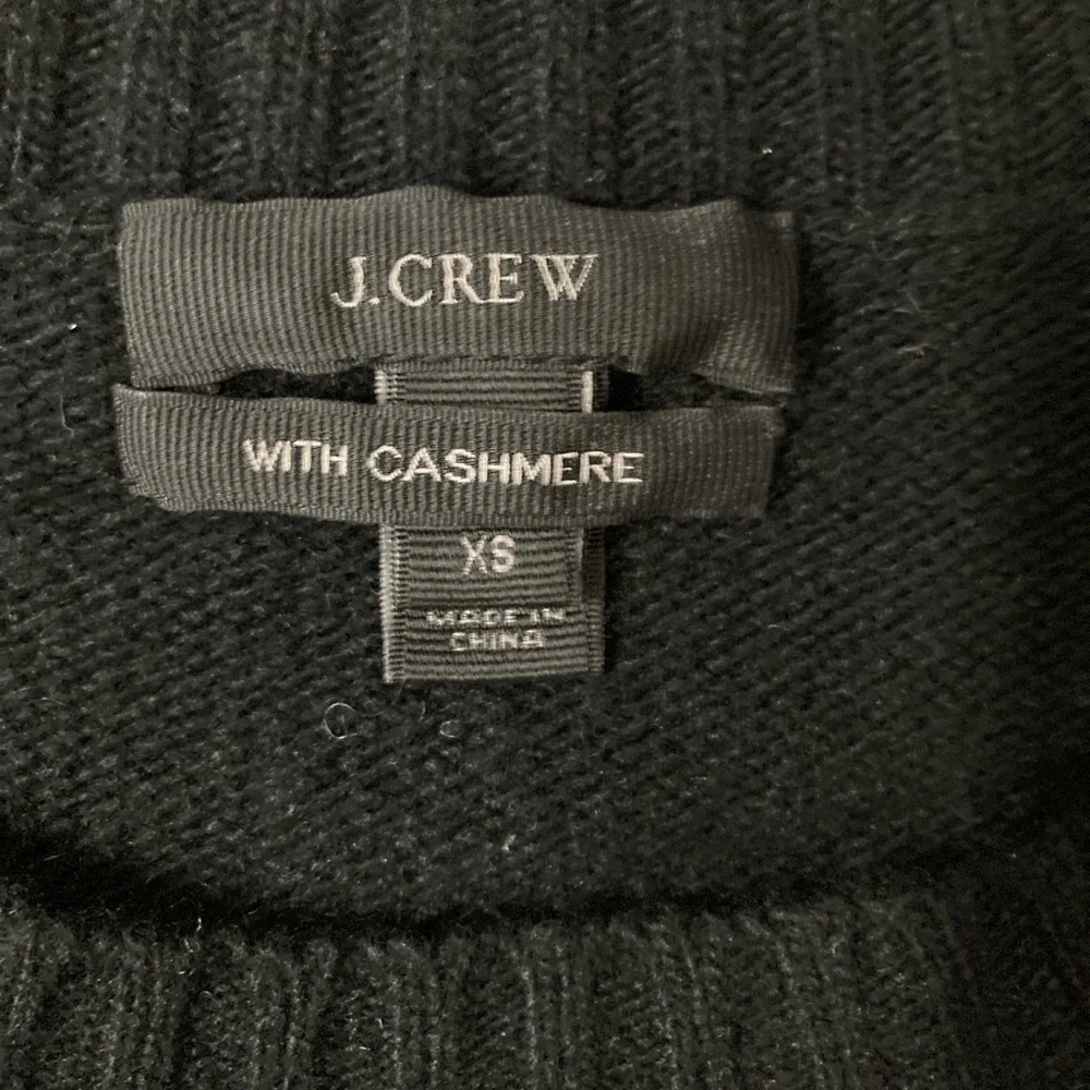 J. Crew with Cashmere Women’s Size‎ XS Black/Grey Sweater